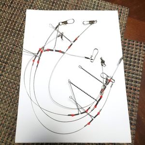 4 metal hi lo fishing liters with beads